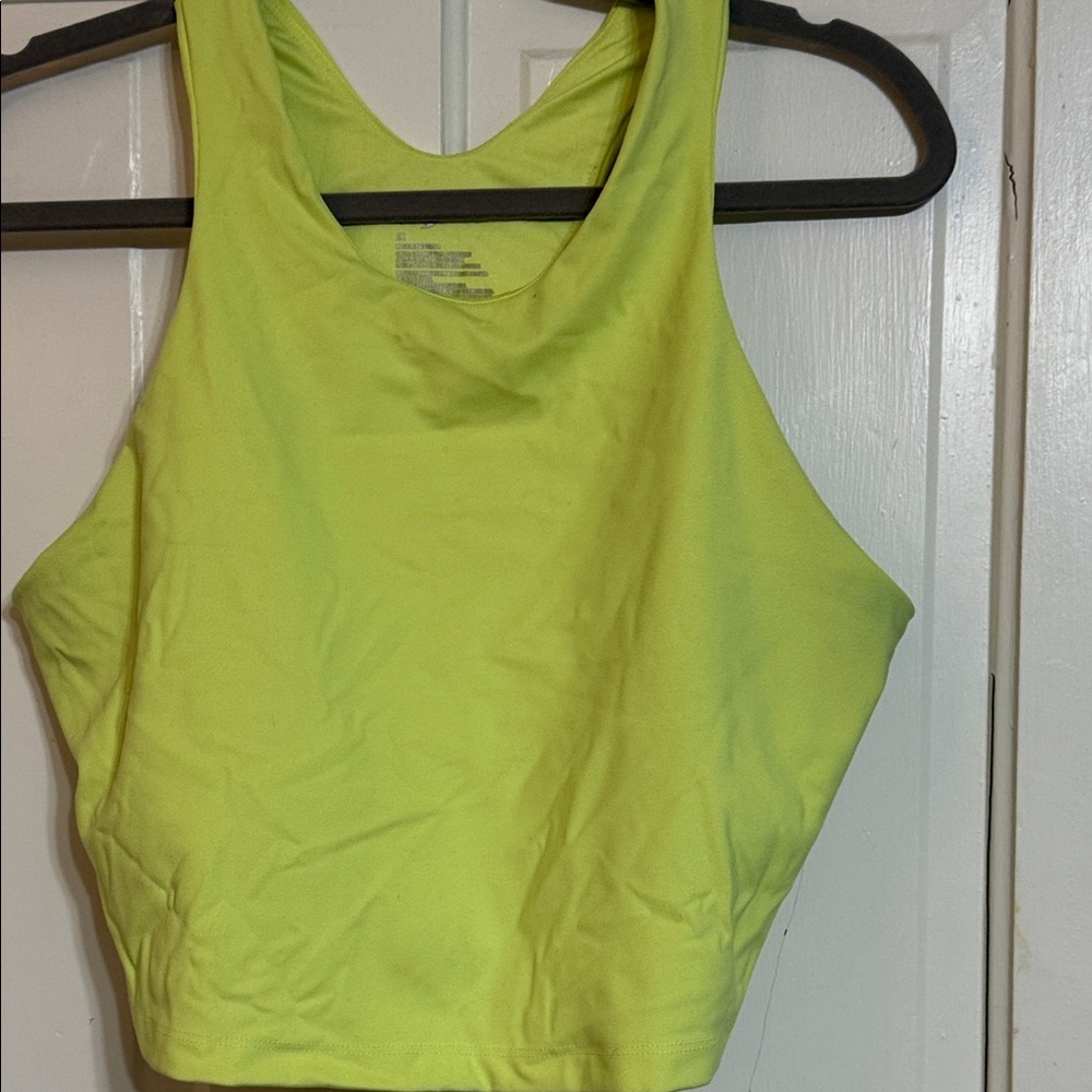 MTA Sport Neon Yellow Sports Bra